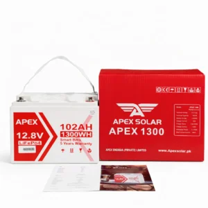 APEX 1300 12.8V 102Ah 1300Wh Lithium Battery